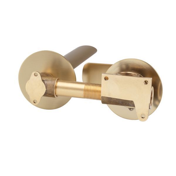 Смеситель для умывальника Koer KB-16028-12 встраиваемый Золотой матовый (KR5299)