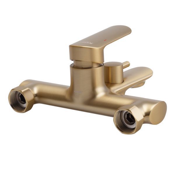 Смеситель для ванны с коротким изливом KOER KB-40028-12 Матовое золото (KR5307)