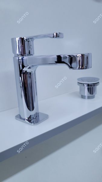 Змішувач для умивальника GAPPO G1002-2, хром