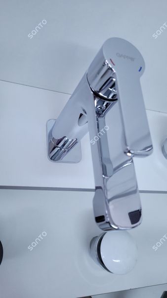 Змішувач для умивальника GAPPO G1002-2, хром