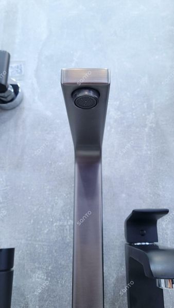 Змішувач для умивальника GAPPO G1017-92, збройова сталь