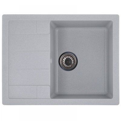 Гранітна мийка ZERIX ZS-6550S-09 Grey