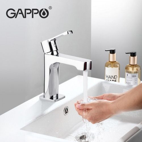 Змішувач для умивальника GAPPO G1002-2, хром