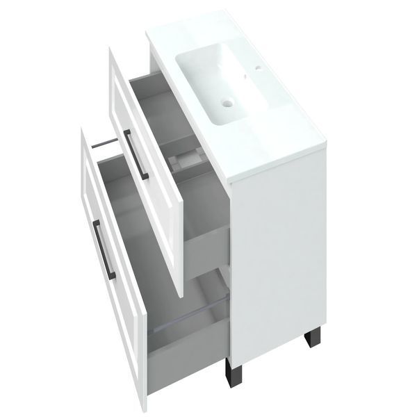 "Денвер" Тумба підлогова з ум.Родео 100 біла ( 2 ш.)