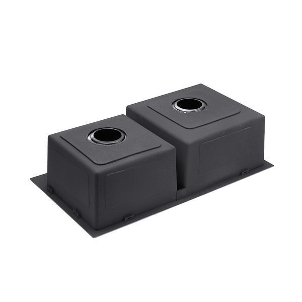 Кухонная мойка Kroner KRP Schwarze - 7843ZHM PVD (2.5/0.5 мм)