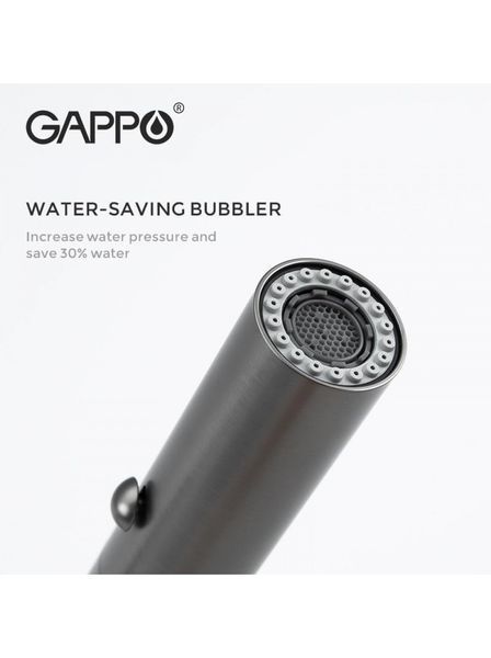 Змішувач для кухні з гнучким виливом GAPPO G4398-51