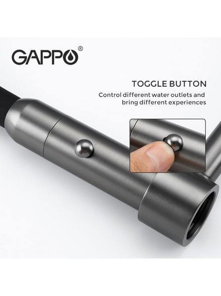 Змішувач для кухні з гнучким виливом GAPPO G4398-51