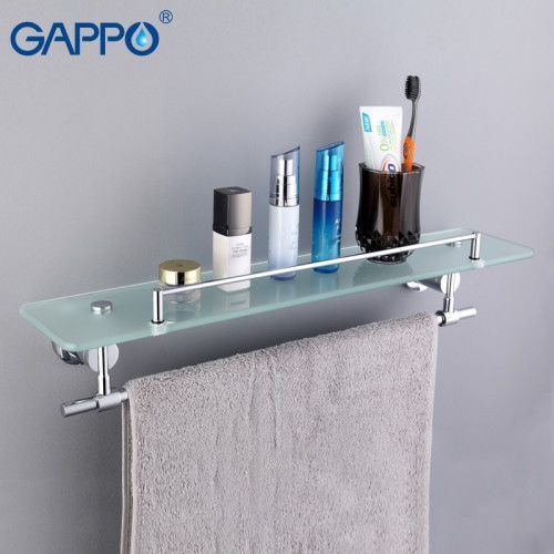 Поличка для ванної GAPPO G1807-4 з рушникотримачем