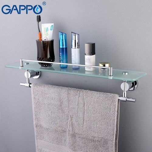 Поличка для ванної GAPPO G1807-4 з рушникотримачем