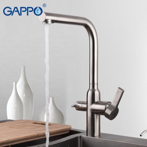 Змішувач для кухні пiд фiльтр GAPPO G4399-4