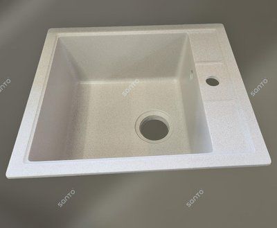Гранітна мийка ZERIX  ZS-4651S-06 Beige/Avena