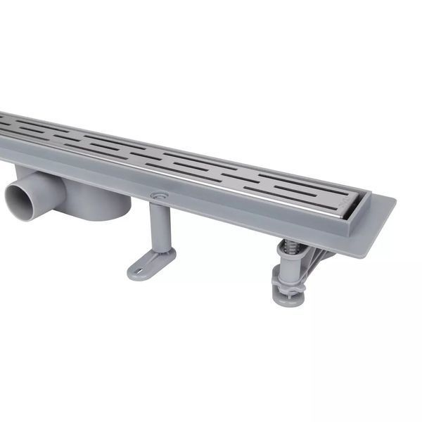 IT13-FT01/700 ITAL Душовий трап пластиковий сірий 700*70*67мм (блістер) {5}