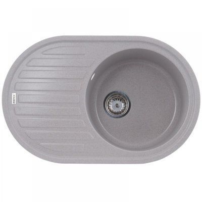 Гранітна мийка ZERIX ZS-7650R-07 Marble/Terra