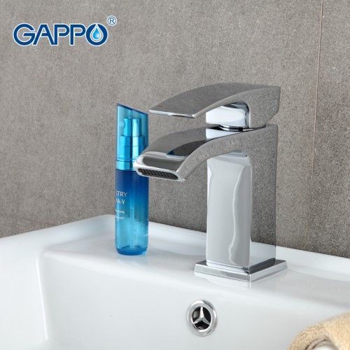 Змішувач для умивальника GAPPO G1007-1, хром
