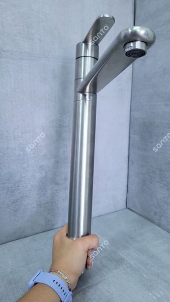 Змішувач для умивальника Frap H899 F10899, нержавіюча сталь.