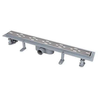 IT13-FT01/500 ITAL Душовий трап пластиковий сірий 500*70*67 мм (блістер) {5}