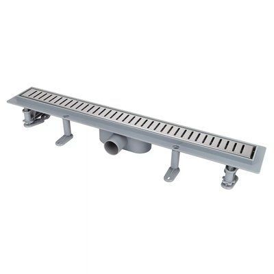 IT13-FT10/500 ITAL Душовий трап пластиковий сірий 500*70*67мм (блістер) {5}
