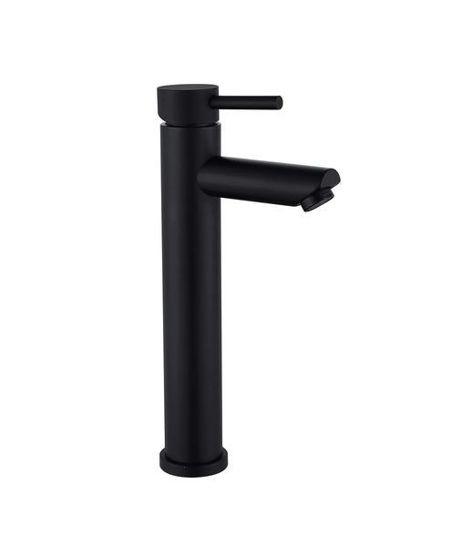 Змішувач для умивальника WEZER EKO11A-01-BLACK високий