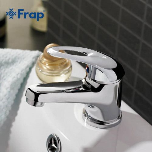 Змішувач для умивальника Frap H03 F1003, хром