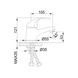 Змішувач для умивальника Frap H03 F1003, хром