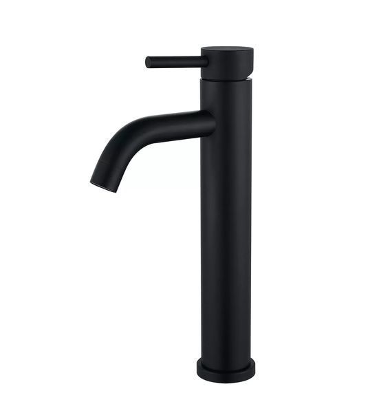 Змішувач для умивальника WEZER EKO11C-01-BLACK високий