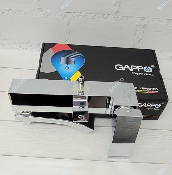 Душова система GAPPO G07 G2407, вилив - перемикач на лійку, хром