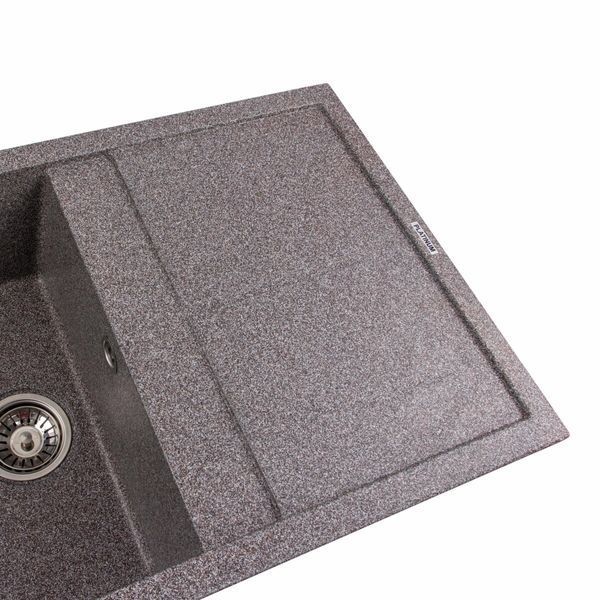 Гранітна мийка для кухні Platinum 7950 Selena матова Мікс