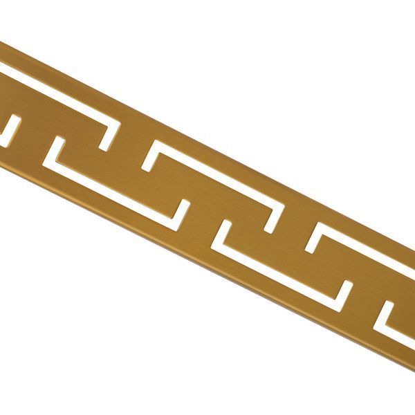 IT02-FT18/700 GL ITAL Душовий трап 700 мм Brushed GOLD, комбін. гідрозатвор, (блістер) {5/1}