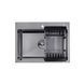 Кухонная мойка Kroner KRP Schwarze - 5843HM PVD (3/1 мм)