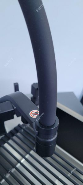 Змішувач для кухні під фільтр із гнучким виливом Gappo G4395-66