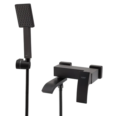 Смеситель для ванны с коротким изливом KOER KB-41007-05 Черный (KR3455)