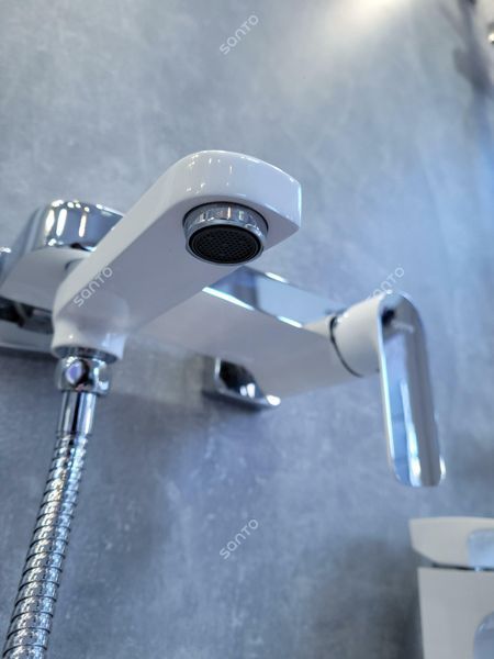 Змішувач для ванни GAPPO G48 G3248, білий/хром