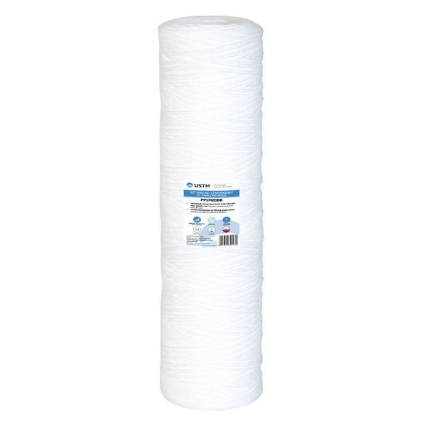 Картридж із поліпропіленової нитки USTM PP 4,5"x20", 20 мкм (PP20M20BB)