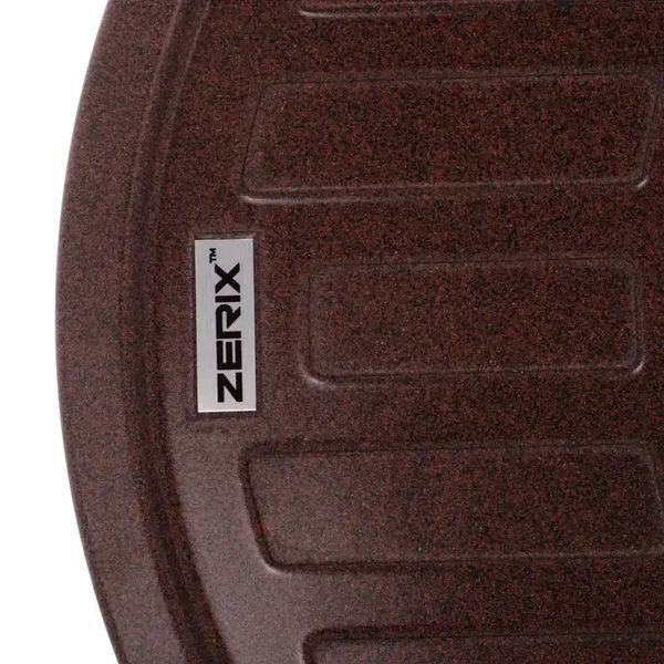 Гранітна мийка ZERIX ZS-7650R-12 Brown