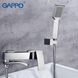 Змішувач для ванни GAPPO G3207, хром