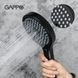 Душова лійка GAPPO G004, 3-режим, чорний
