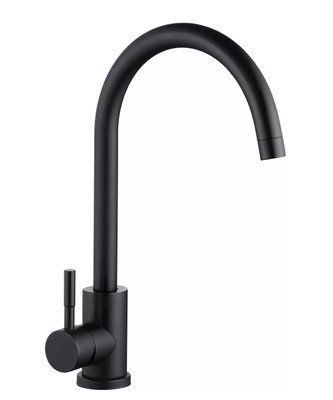 Змішувач для кухні WEZER EKO4A-01-BLACK чорного кольору