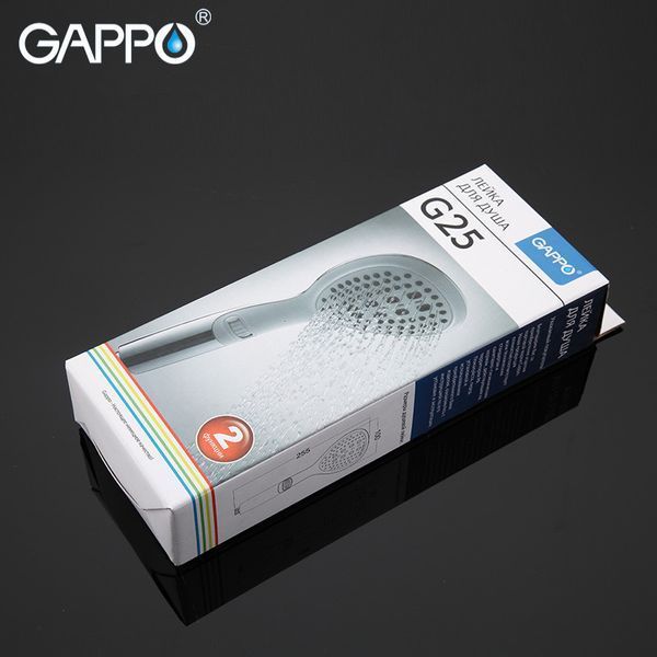 Лейка для душа GAPPO G25, 2-режима, белый