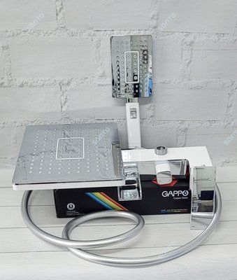 Душова система GAPPO G07 G2407-30, білий/хром