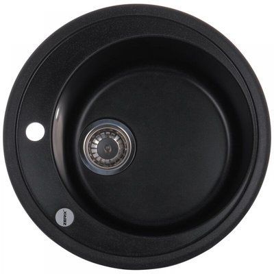 Гранітна мийка ZERIX ZS-510R-03 Black