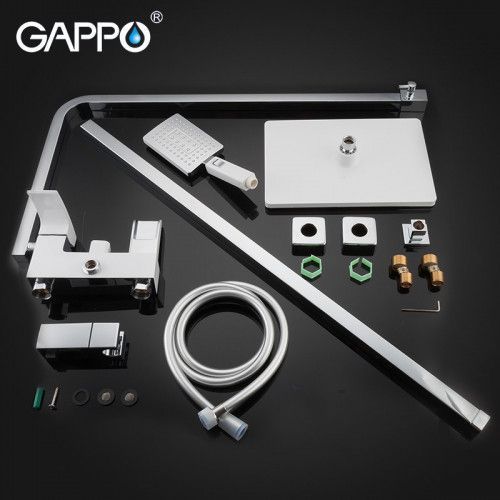 Душова система GAPPO G07 G2407-30, білий/хром