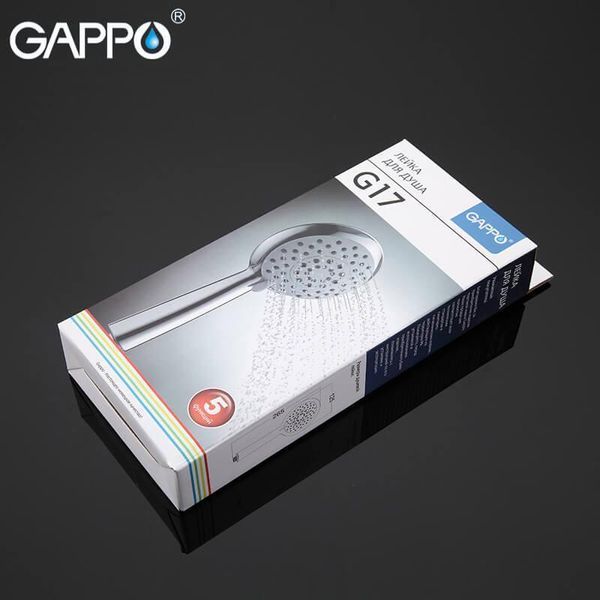 Лейка для душа GAPPO G17, 5-режимов, хром
