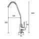 Кран для фільтра Frap F1052-10, хром