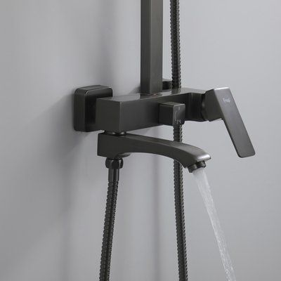 Душова система FRAP F2476-9 , 3 функції, поворотний вилив, латунь, збройова сталь