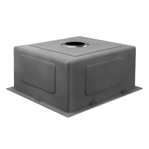 Кухонная мойка Kroner KRP Schwarze - 4843HM PVD (3/1 мм)