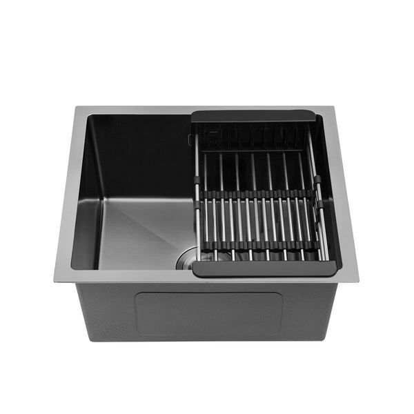 Кухонная мойка Kroner KRP Schwarze - 4843HM PVD (3/1 мм)