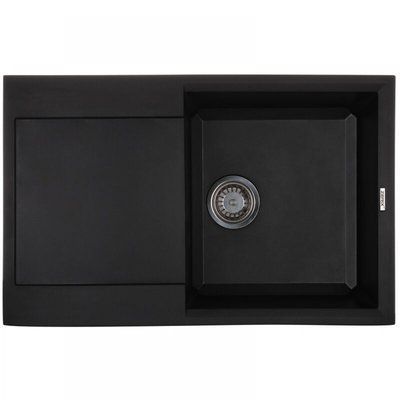 Гранітна мийка ZERIX ZS-7950S-03 Black