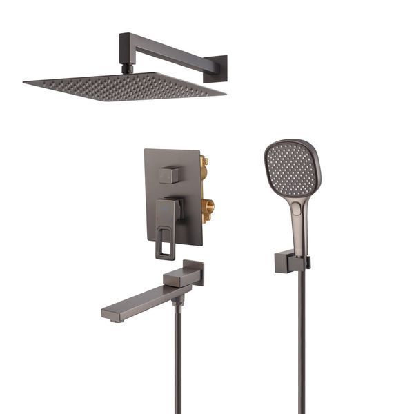 Душова система вбудована KOER KB-66009-07 Графіт (KR5991)