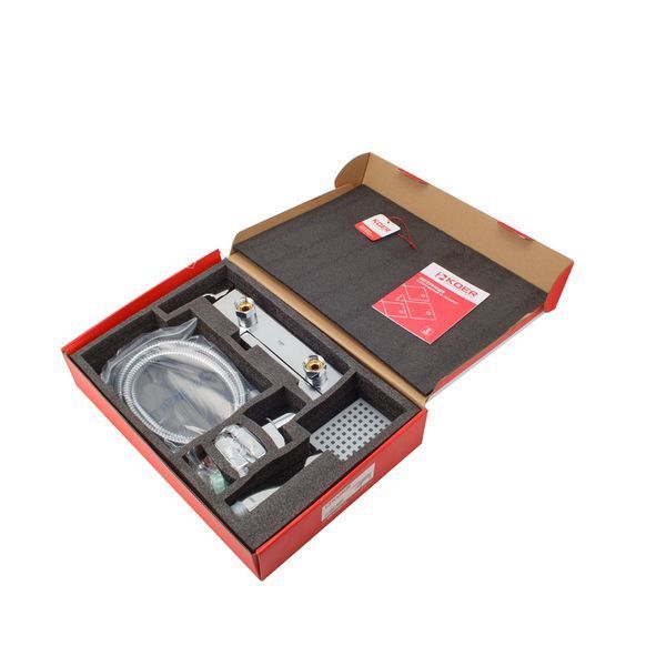 Змішувач для ванни з коротким виливом KOER KB-41009-01 Хром (KR3502)