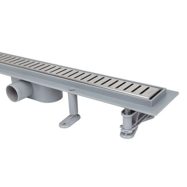 Душовий трап ITAL IT13-FT01/800, 800х70х67мм, ABS пластик, сірий
